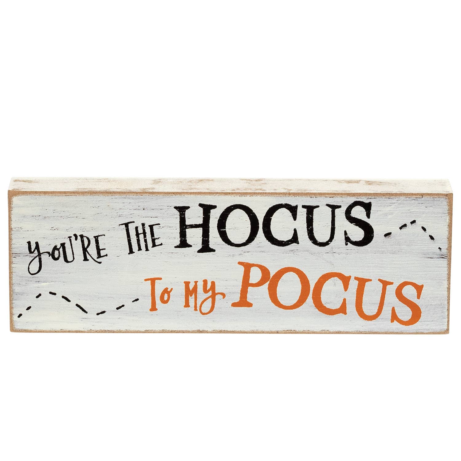 The Hearthside Collection - Wholesale Decorative Tabletop Object - 2/Set - Hocus Pocus Wooden Block & Witch Hat Sitters2