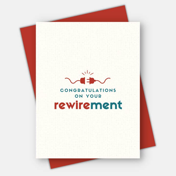 Félicitations pour votre ReWirement, votre carte de retraite pour la vente par Age-Friendly Vibes