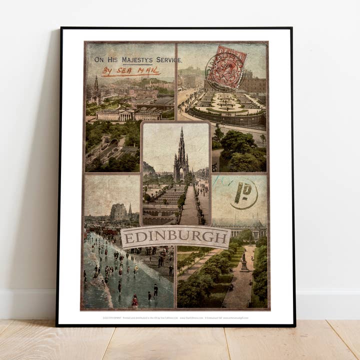 Star Editions – wholesale Art print – Edinburgh - Attractions - 11X14” Premium Art Print1