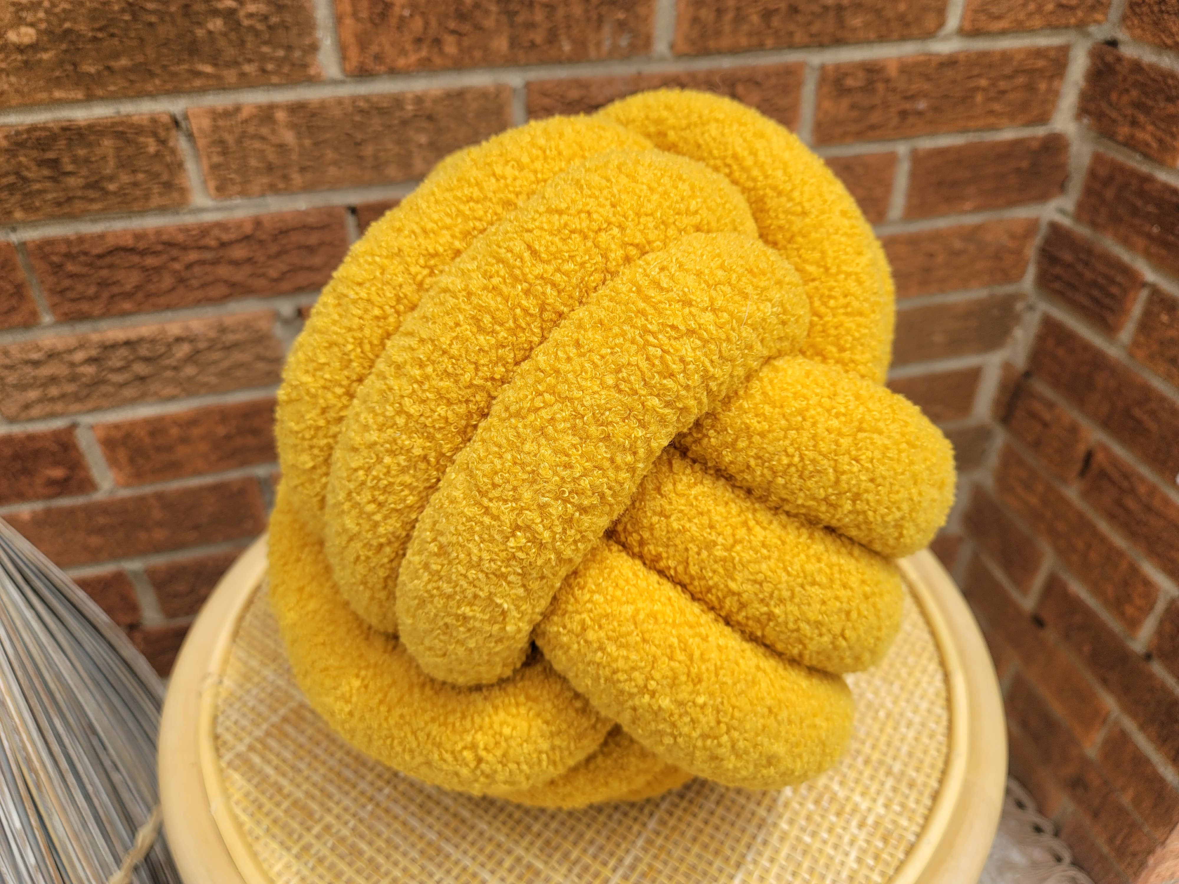 SUF Products LLC - Wholesale Throw/Decorative Pillow - Boucle Knot Pillows Soft and Cozy - Trendy Textured cushion11