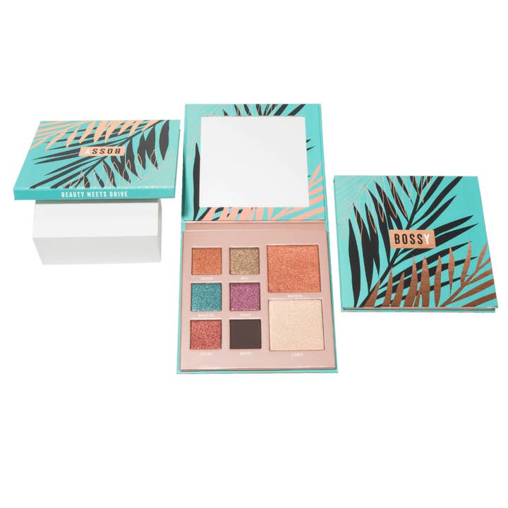 Bossy Cosmetics Inc – wholesale Face make-up palette – Beauty Meets Drive Combo Palette