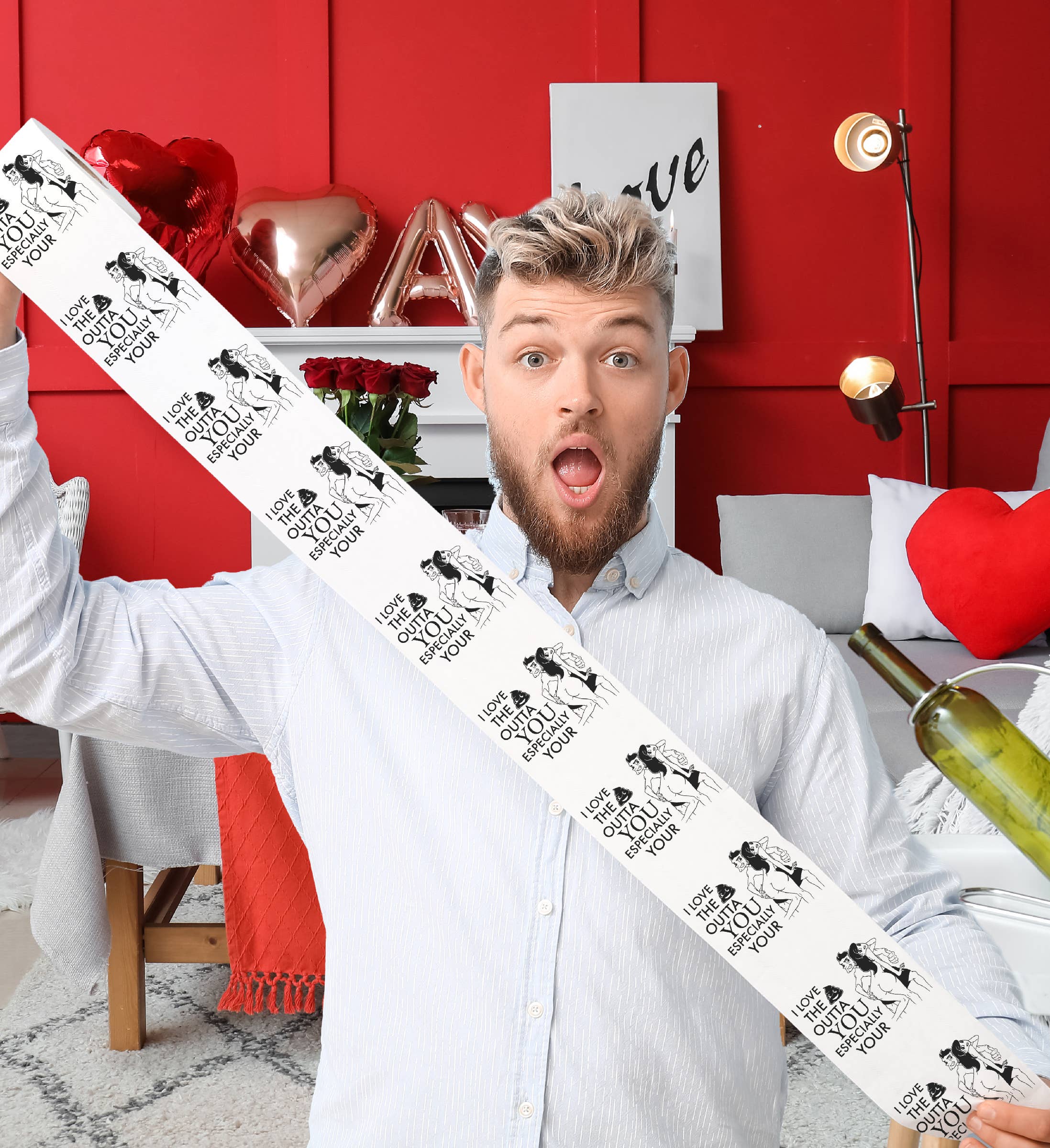 Cota Global - Vente Papier toilette - PAPIER HYGIÉNIQUE IMPRIMÉ - AIMEZ VOTRE FESSE5