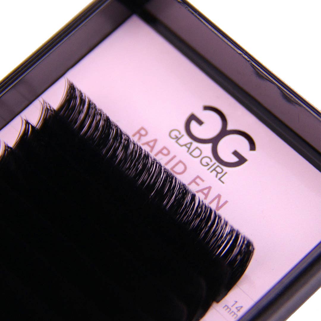 GladGirl - Wholesale False/Fake Eyelashes - Rapid Fan Mixed Length Lashes - Volume - 16 Row2