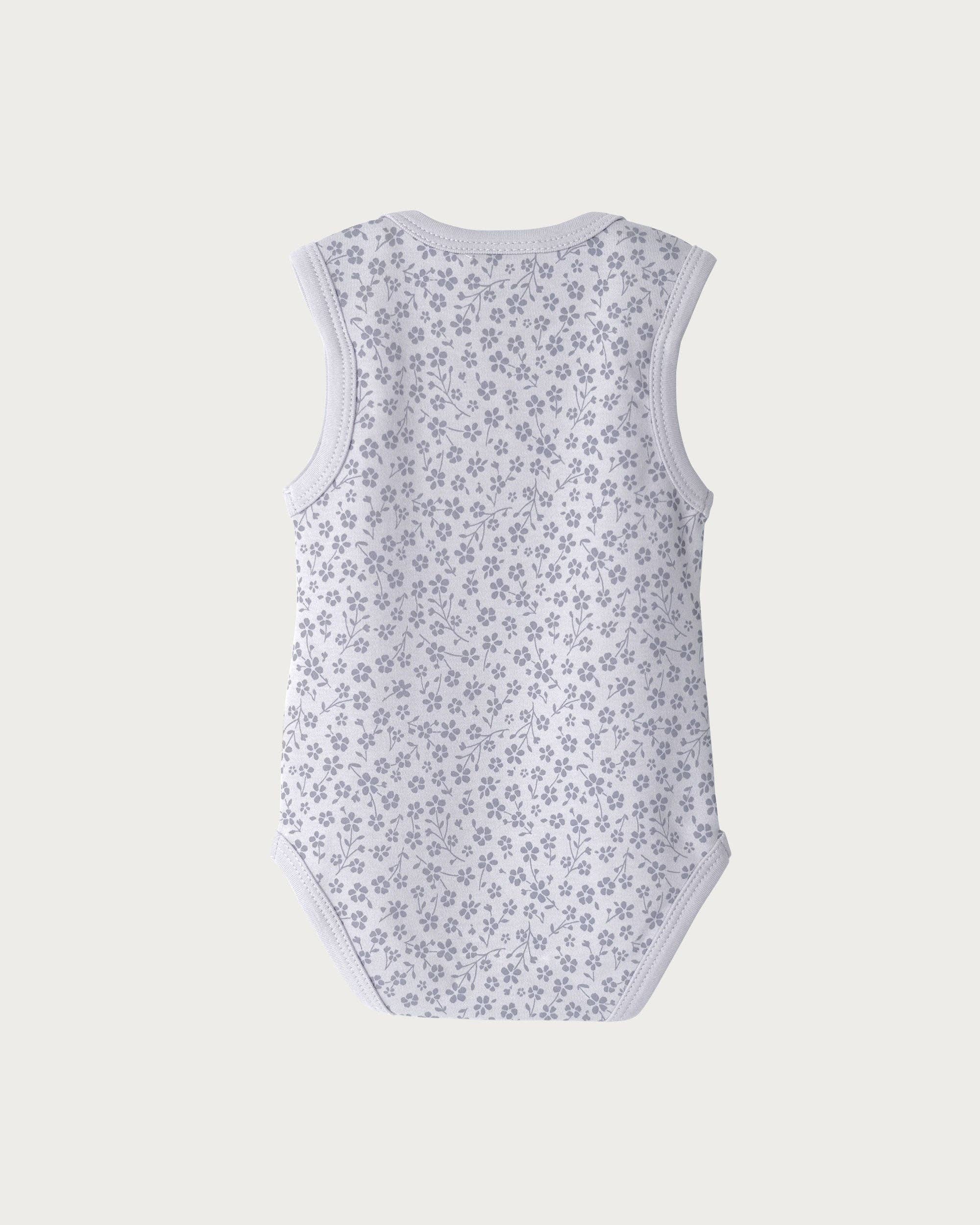 Babu - Wholesale Bodysuit (Non-Footed) - Baby - Singlet Bodysuit - Ditsy Floral1