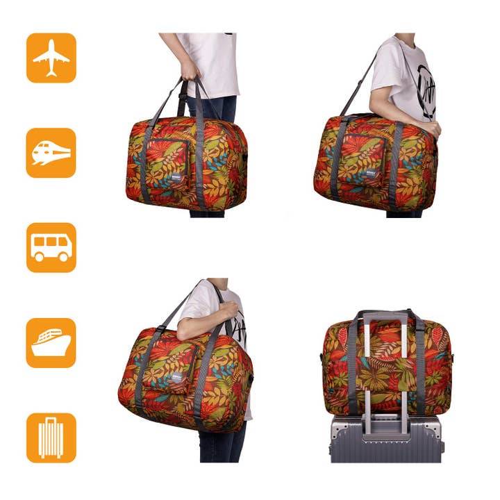 wandf - Wholesale Weekender Bag - Unisex - 40L Travel Duffel Bag Nylon Carry on Weekender Overnight11