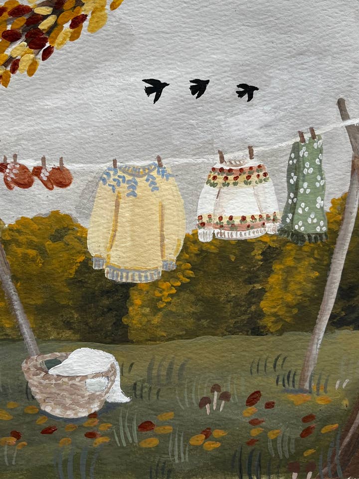 "Sweater Weather" Drucke für den Großhandel von Megan Lindsey Illustration