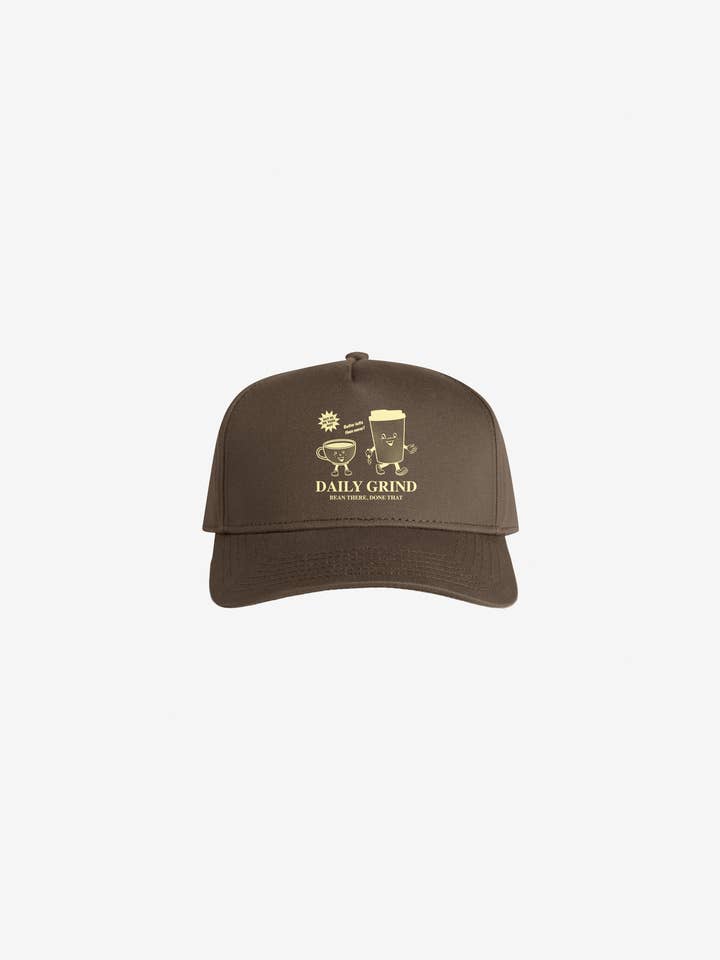 Daily Grind Cap In Brown for wholesale by batch1