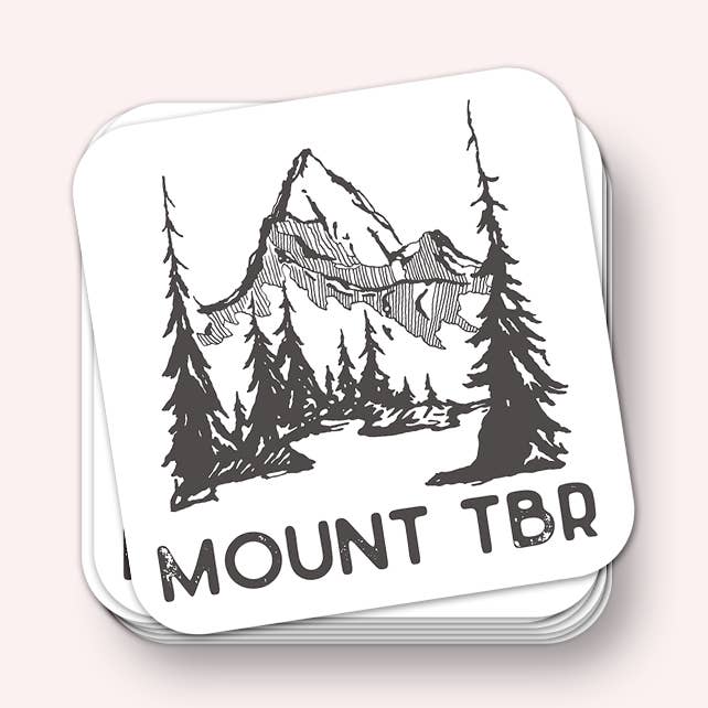 Mount TBR Vinyl Sticker for wholesale by Lucky Dog Design Co.