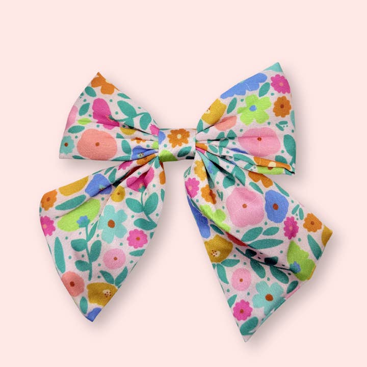 Laço de Cabelo | Prados Arco-Íris Blush por atacado de Cleary Lane