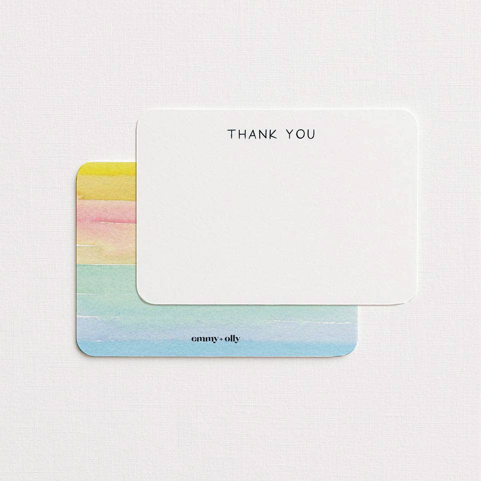 emmy+olly - Wholesale Stationery/Notecard Set - Stationery Box Set - Thank You - Set of 100