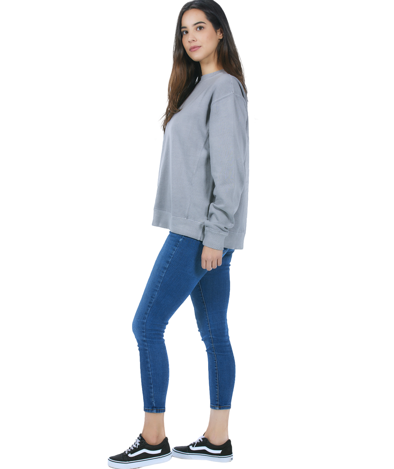 U.S. Apparel - Wholesale Sweatshirt - Women's - Unisex Garment Dyed Fleece Crew6