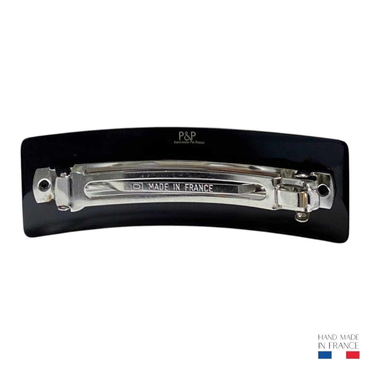 Pique et Pince - Wholesale Barrette - Women's - Hortance Black Hair Clip - Handmade in France3