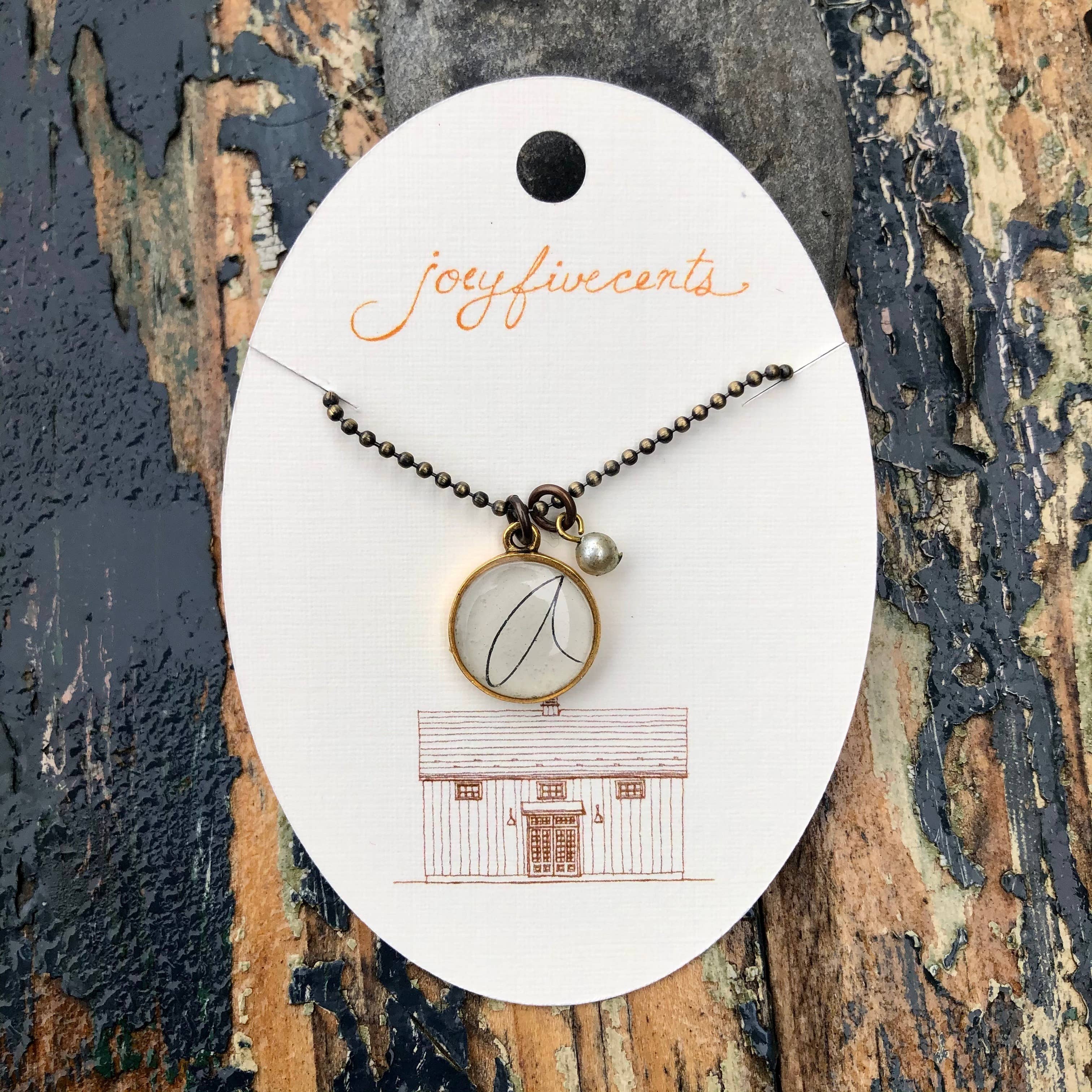 joeyfivecents - Wholesale Pendant/charm necklace - Initial Necklace - cursive, letters, back to school, fall8