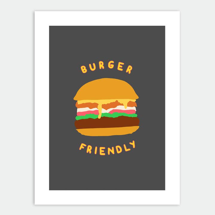 Burger Friendly (Gray) for wholesale by Slurp