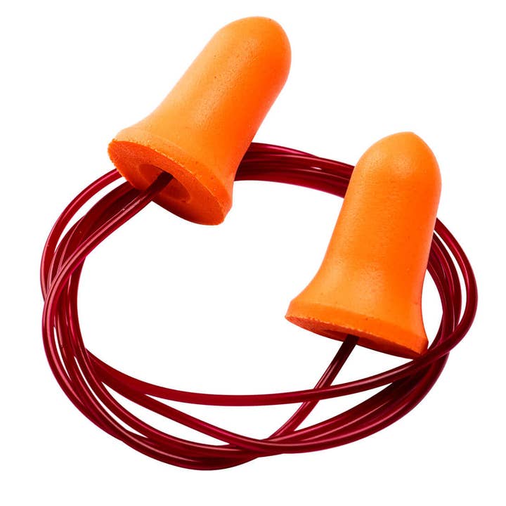 Bell Comfort PU Foam Ear Plugs Corded (200 Pairs) for wholesale by Atomic Workwear