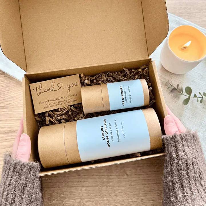 Car And Home Gift Set – Ocean Breeze for wholesale by Rosy Roo