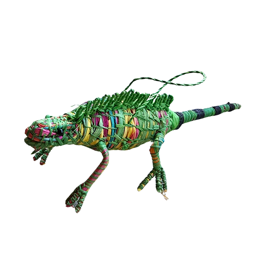 Amazon Ecology - Wholesale Ornament - IGUANA FAIR-TRADE CHRISTMAS TREE ORNAMENT FROM THE PERUVIAN AMAZON5