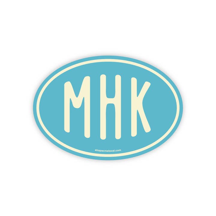 Acme Local - Wholesale Sticker - Vintage Oval Customizable Sticker4