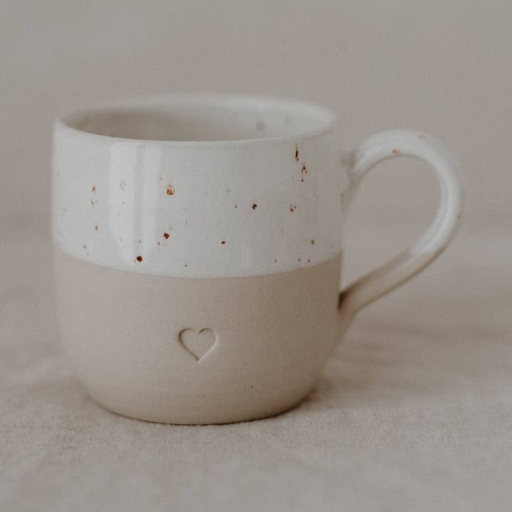 Eulenschnitt - Vente Tasse à café - Tasse à cappuccino en forme de cœur (VE = 4 pièces)0