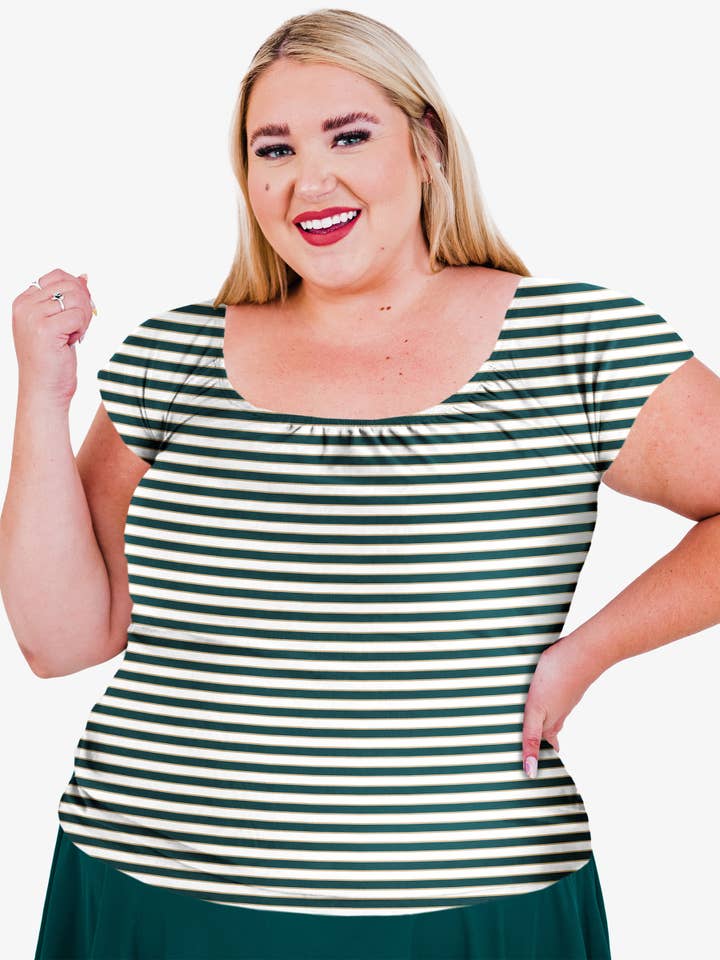 Calypsa - Wholesale Swim Top - Women's - Zoey Crop Swim Top