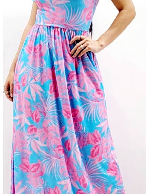 Lång tryckt klänning för wholesale av Ritz Collections