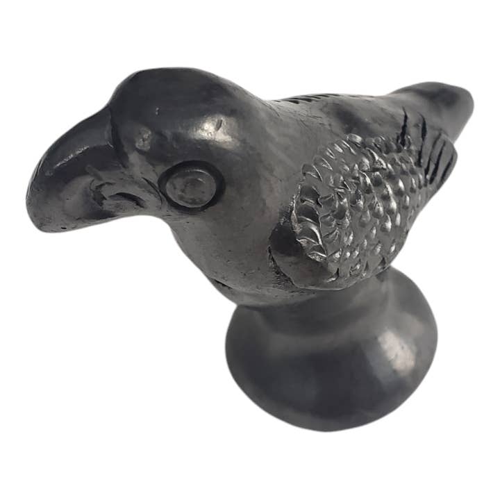 The Little Pueblo - Wholesale Decorative Figurine - Barro Negro Bird Figurine from Oaxaca Mexico