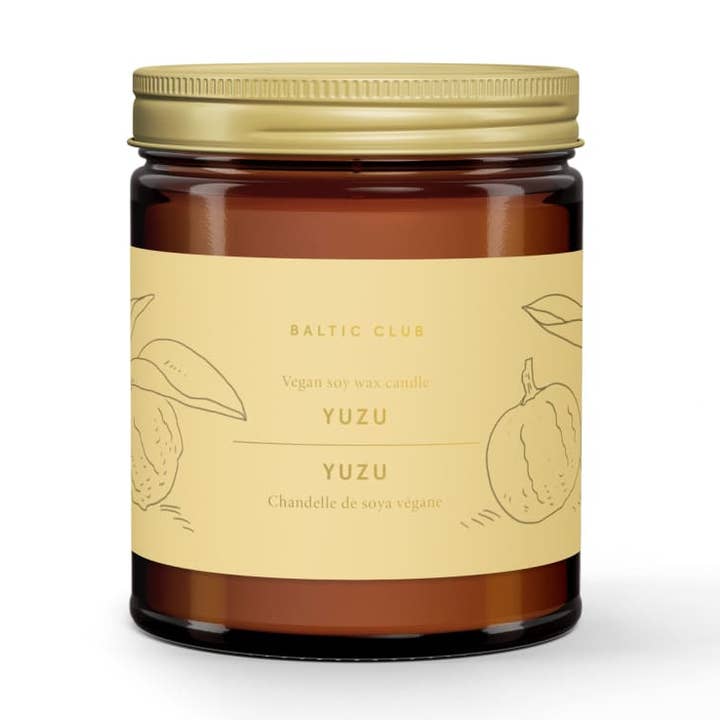 Yuzu - Candela di soia per la vendita all'ingrosso da parte di Baltic Club