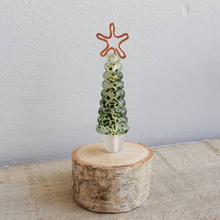A Little Trinket - Wholesale Christmas Decoration - Lampwork Glass Mini Christmas Tree Ornament - Free standing23