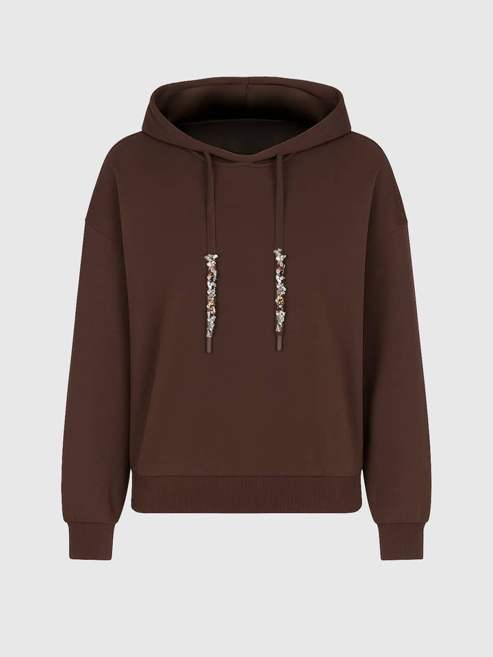 An'ge - Wholesale Hoodie - Women's - ANIKA brown SWEAT