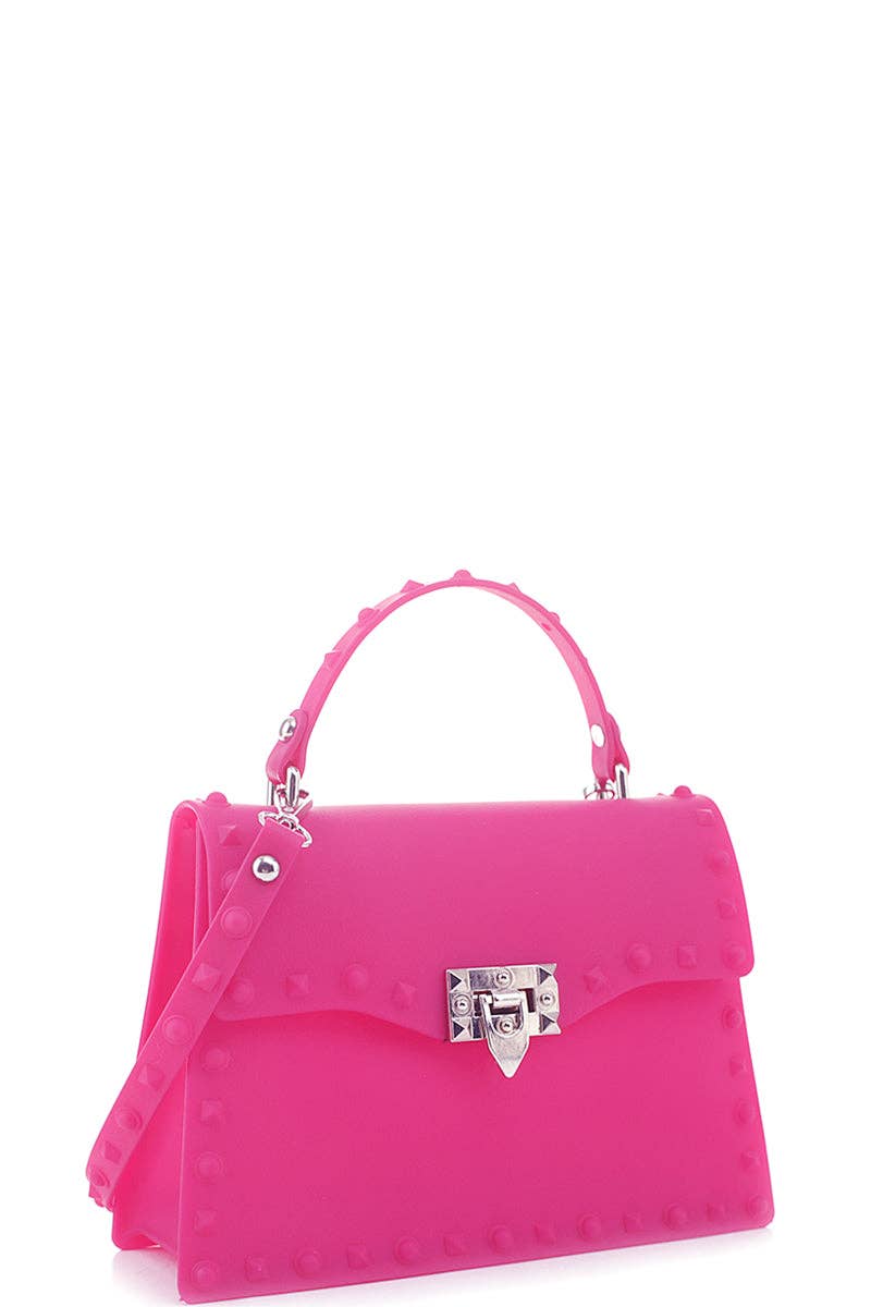 CC Wholesale Clothing - Wholesale Crossbody Bag - Women's - Smooth Jelly Stud Buckle Crossbody Bag6