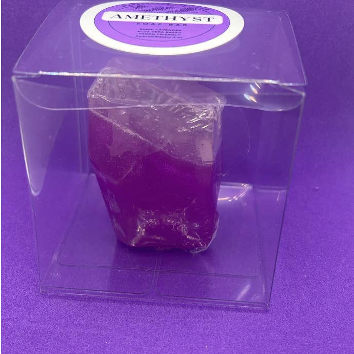 WaterBruja - Wholesale Bar Soap - Amethyst Soap, Gemstone Soap, Wedding Favor, Birthday Favor5