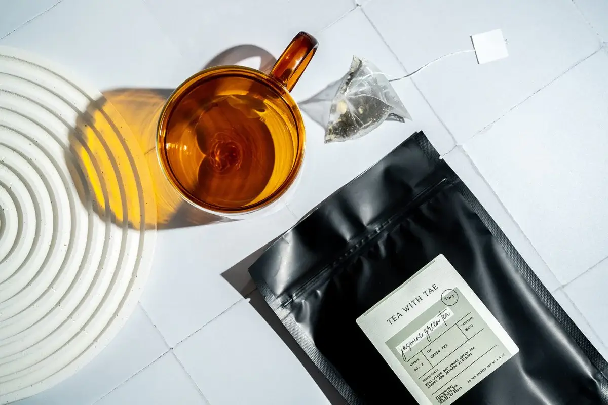 Tea with Tae - Wholesale Tea Bags - Jasmine Green Tea Pouch (20, 60, or 100 tea bags)2