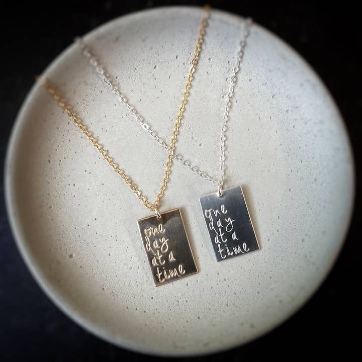 One Day At A Time Necklace for wholesale by Pressed