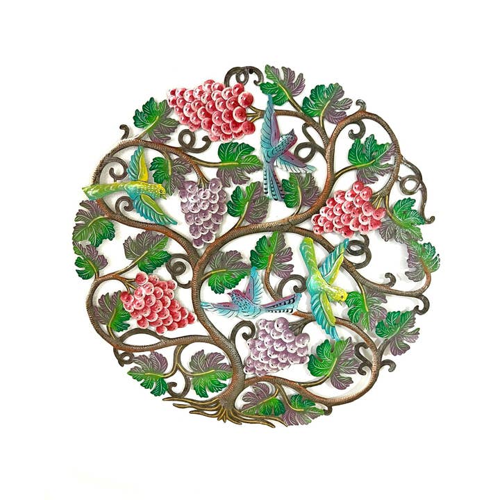 Raisins roses et violets pour la vente par Haiti Fair Trade- Papillon Marketplace