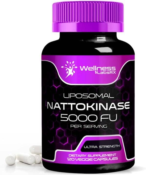 Health & Wellness Associates Inc. - Wholesale Oral Supplement/Vitamin - Liposomal Nattokinase  5000 FU – Ultra Strength – 120 Capsules0
