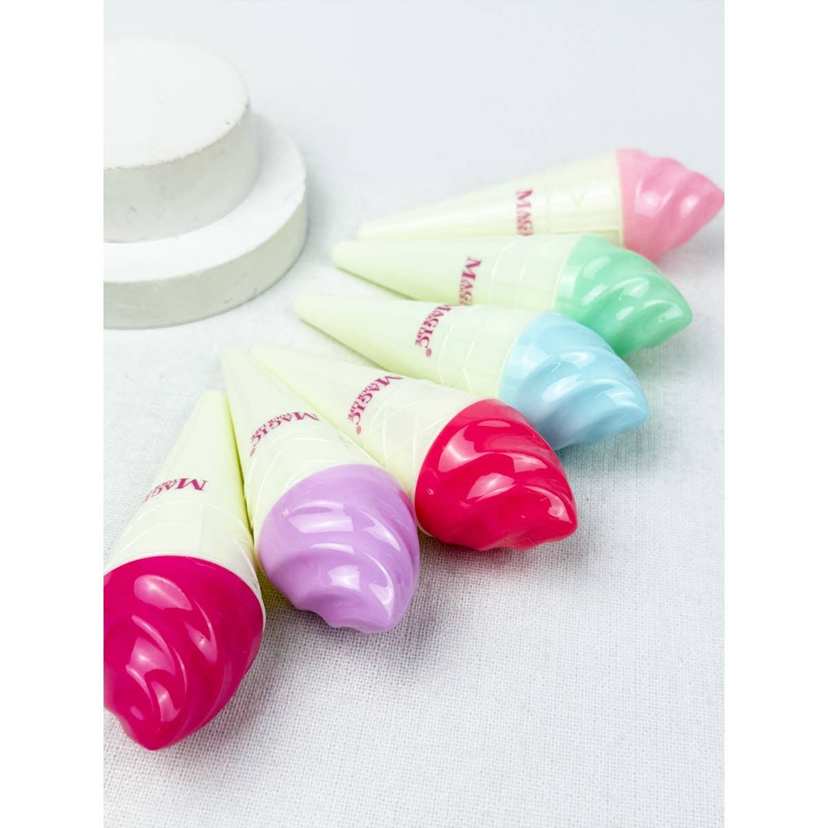MIX COLOR Ice Cream Scented Lip Balm for wholesale on Faire3