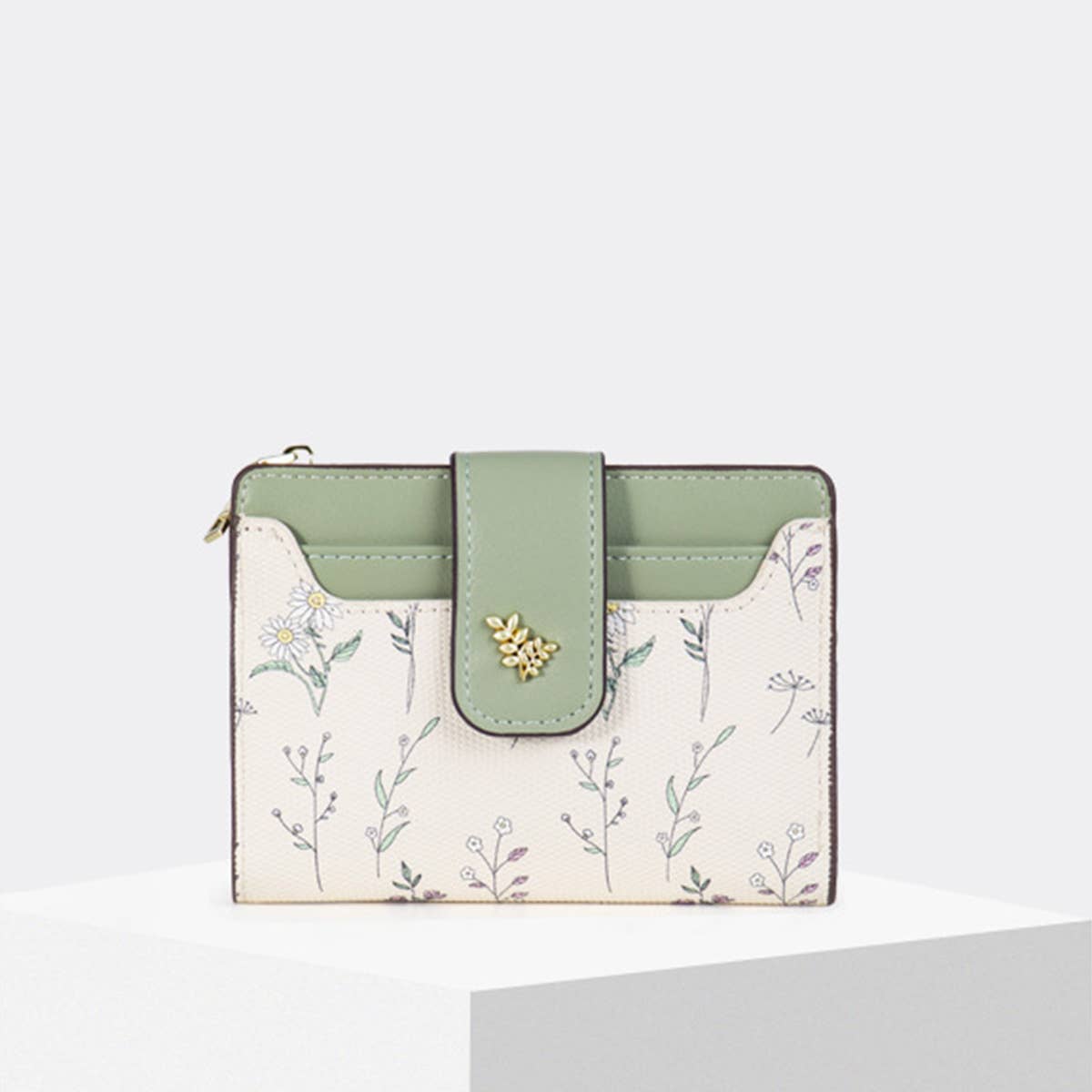 ACCITY - Wholesale Wallet - Women's - CONTRAST COLOR EXQUISITE SHORT WALLET_CWAB25583