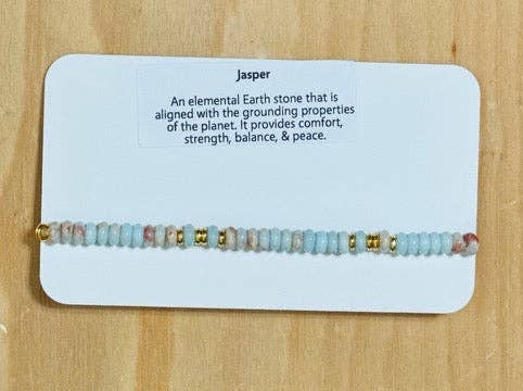 Santore Jewelry Company - Wholesale Beaded Bracelet - Linea Beaded Stretch Bracelet - Ships Carded18
