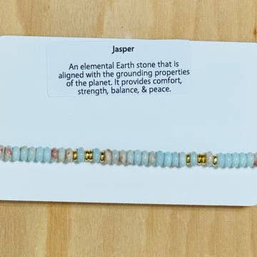 Santore Jewelry Company - Wholesale Beaded Bracelet - Linea Beaded Stretch Bracelet - Ships Carded18