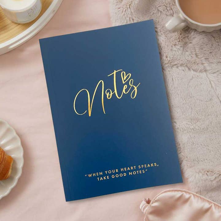 Navy Notebook for wholesale by Perfect Planner Company