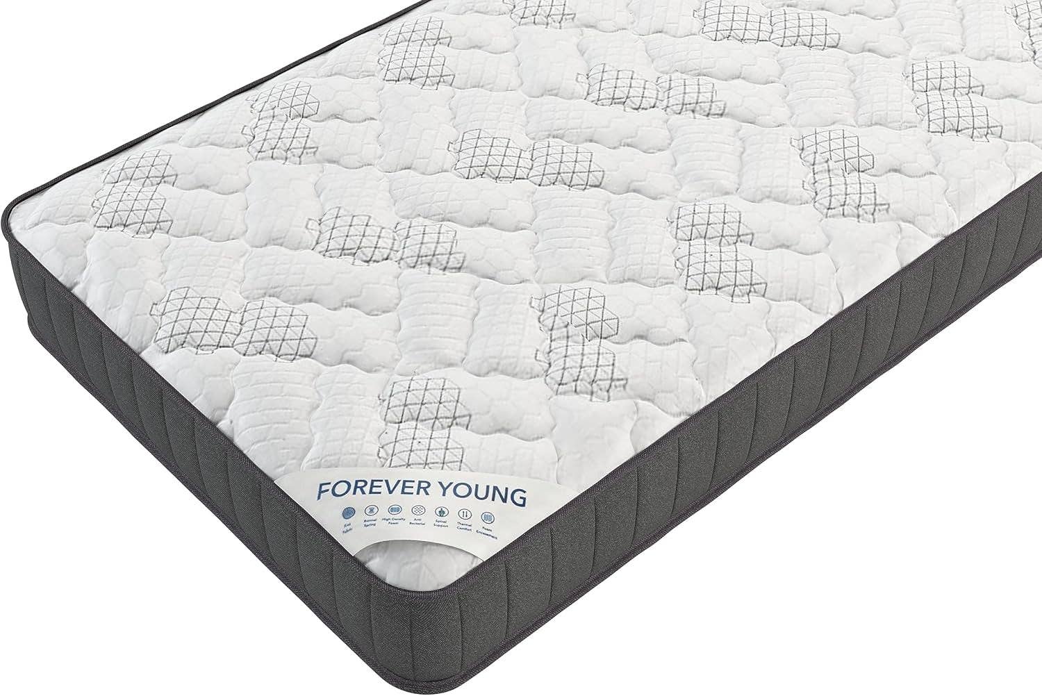 Twin Hybrid Mattress, Medium-Firm, Made in USA for wholesale on Faire5