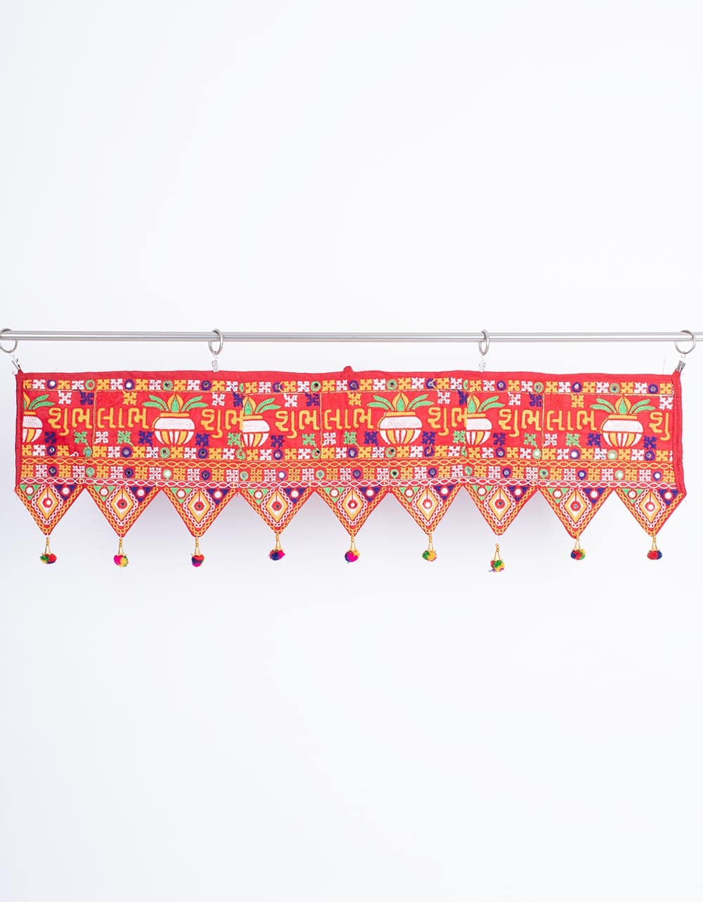 red Straight Toran with Bead for wholesale on Faire1