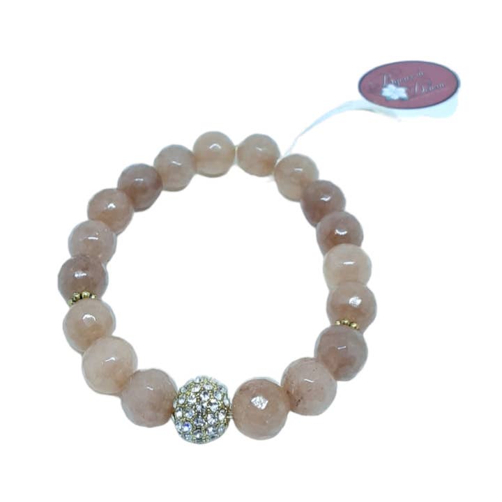Peach Bracelet for wholesale by Bijoux de Delone, LLC