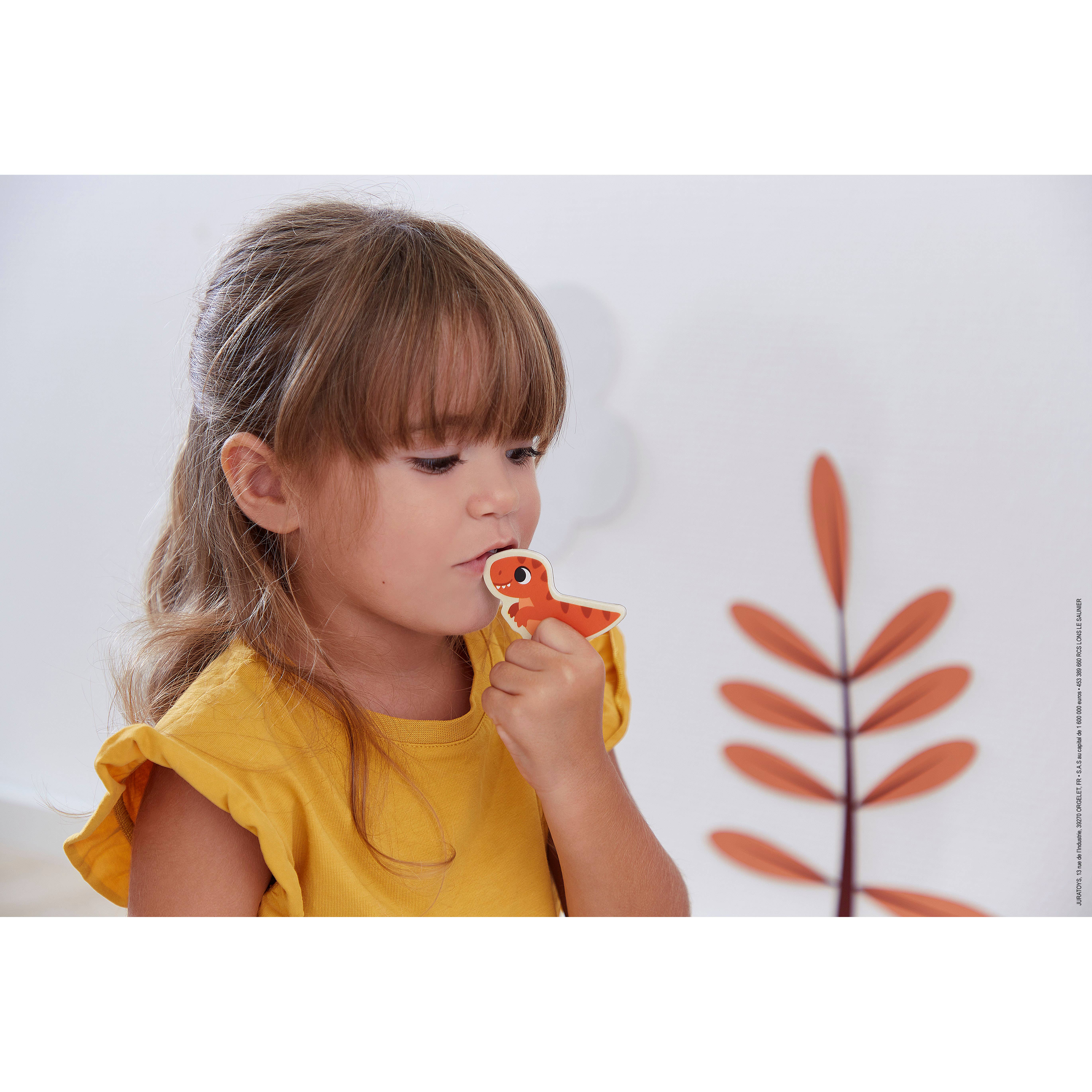 Janod - Wholesale Magnet - Kids & Baby - Set of Magnets | Dino | 24 wooden magnetic pieces | toy6