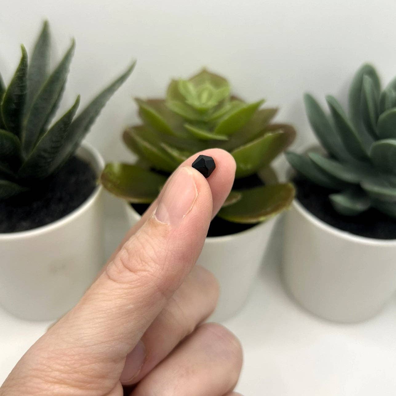 Guerrilla Charm - Wholesale Beads - 6x6mm Black Opaque Bicone Beads, Imitation Crystal, Grade AA1