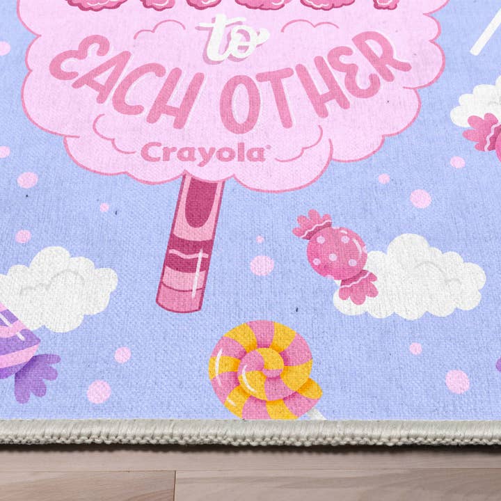 Well Woven - Wholesale Area Rug - Crayola Be Sweet Lilac Area Rug By Well Woven5