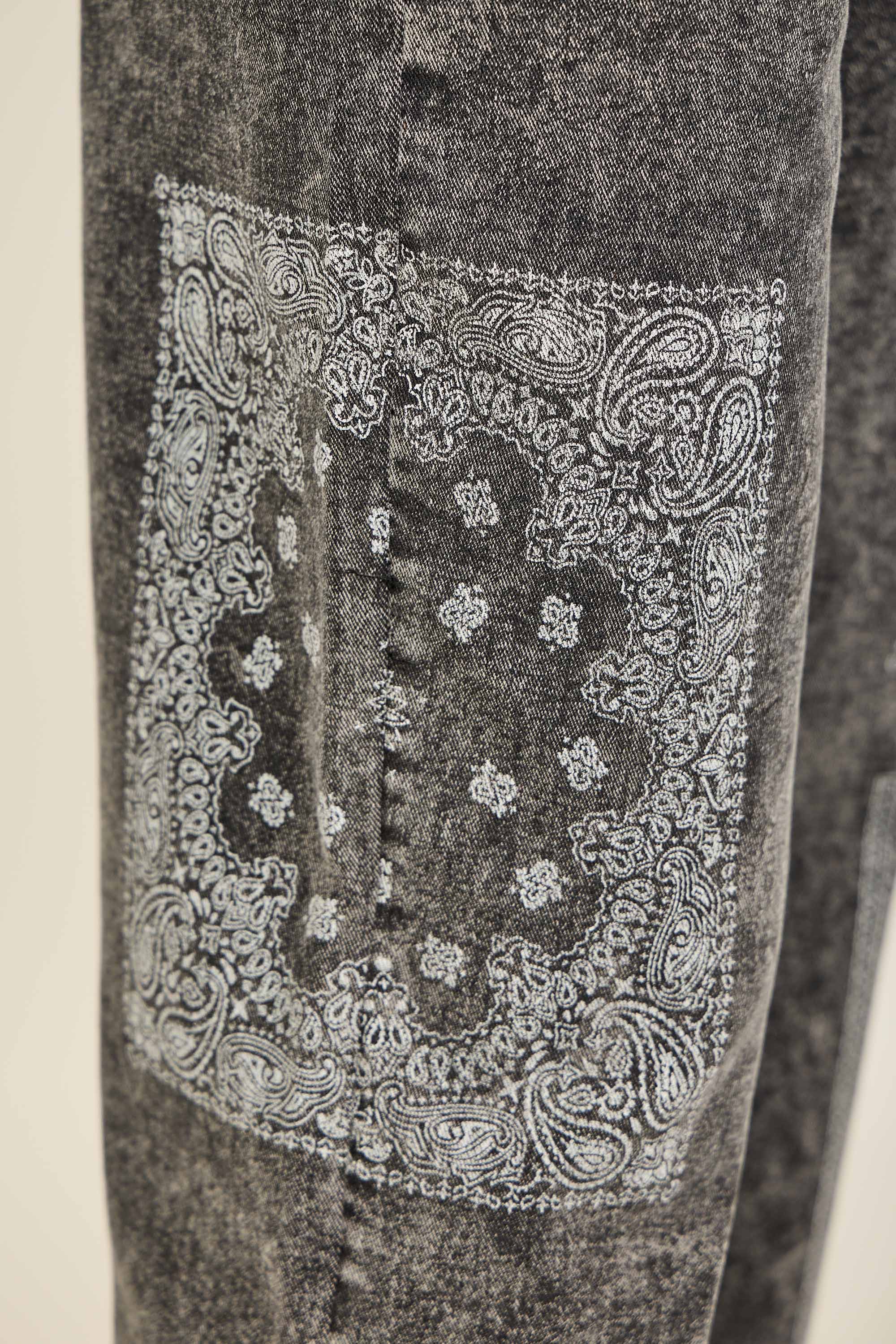 J.Her - Wholesale Jeans - Women's - Bandana Printed Boho Magic Stretchy Jeans DC53718