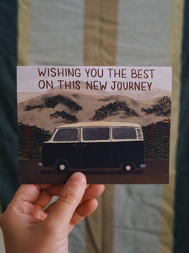 New Journey Van Card for wholesale by Small Adventure