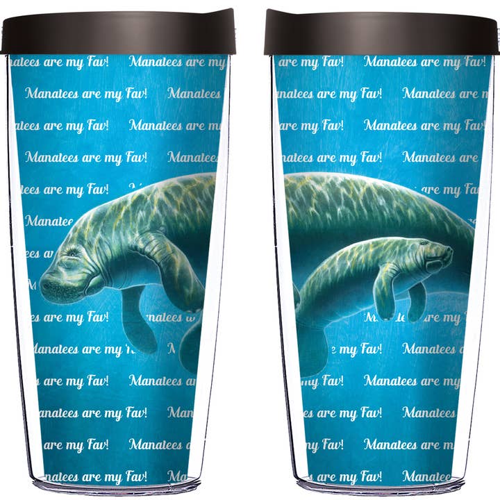 Manatees are My Fav Tumbler for wholesale by FREEHEART