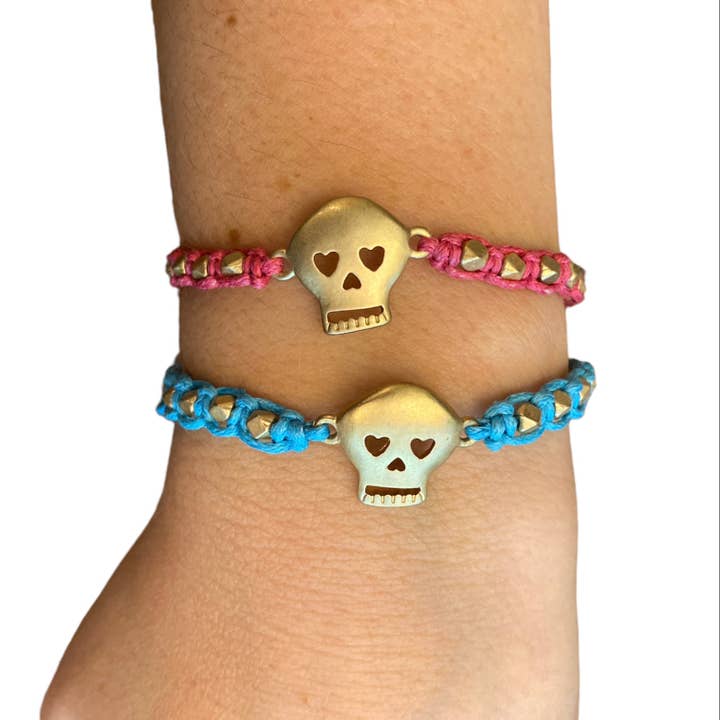 VÆVET KRANIUMBÅND MED PERLER for engroshandel hos Erry Shop